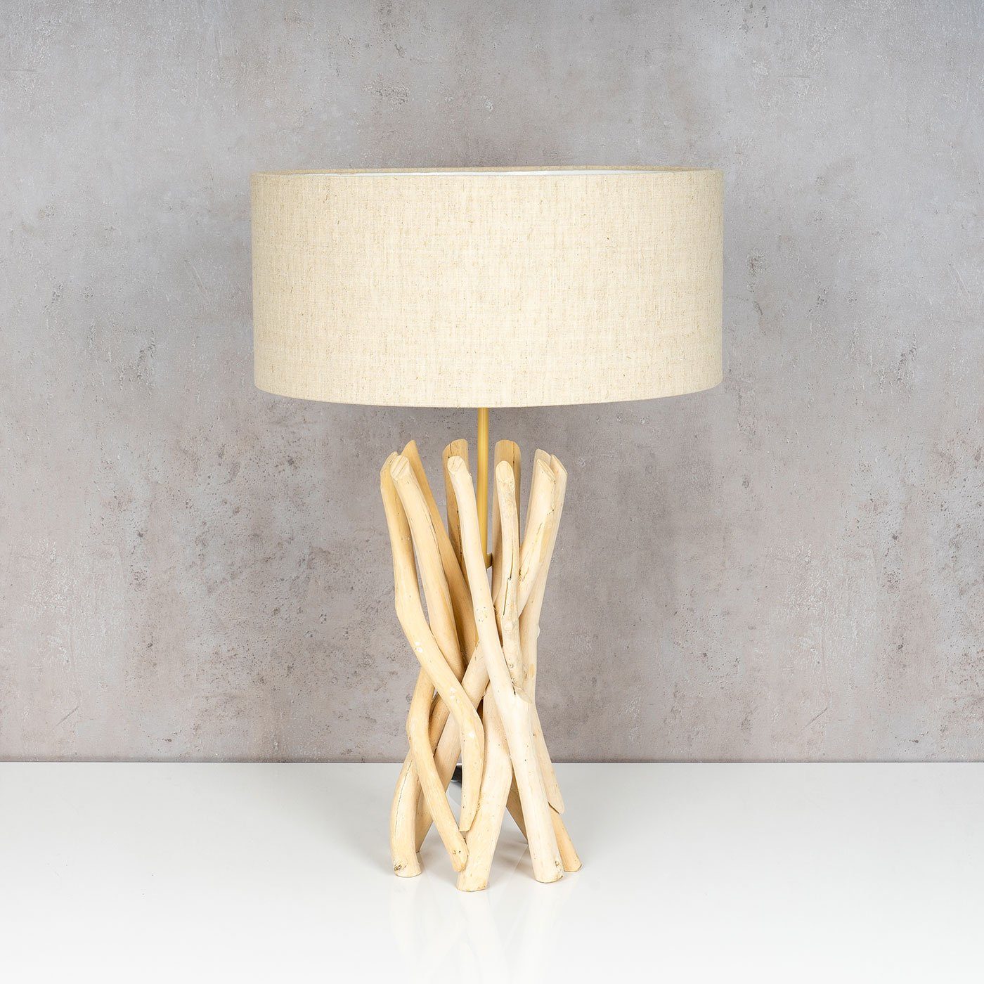 Levandeo® Stehlampe, Lampe Tischlampe 62cm Holz günstig online kaufen