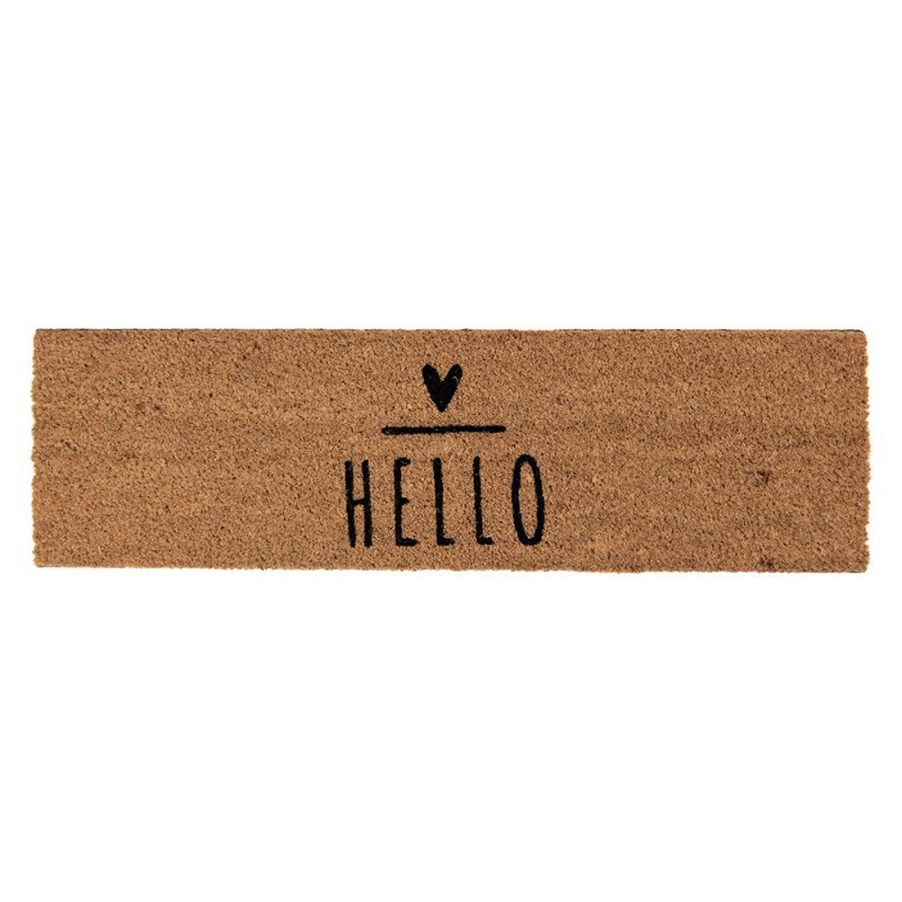 Clayre & Eef Fußmatte Fußmatte HELLO günstig online kaufen