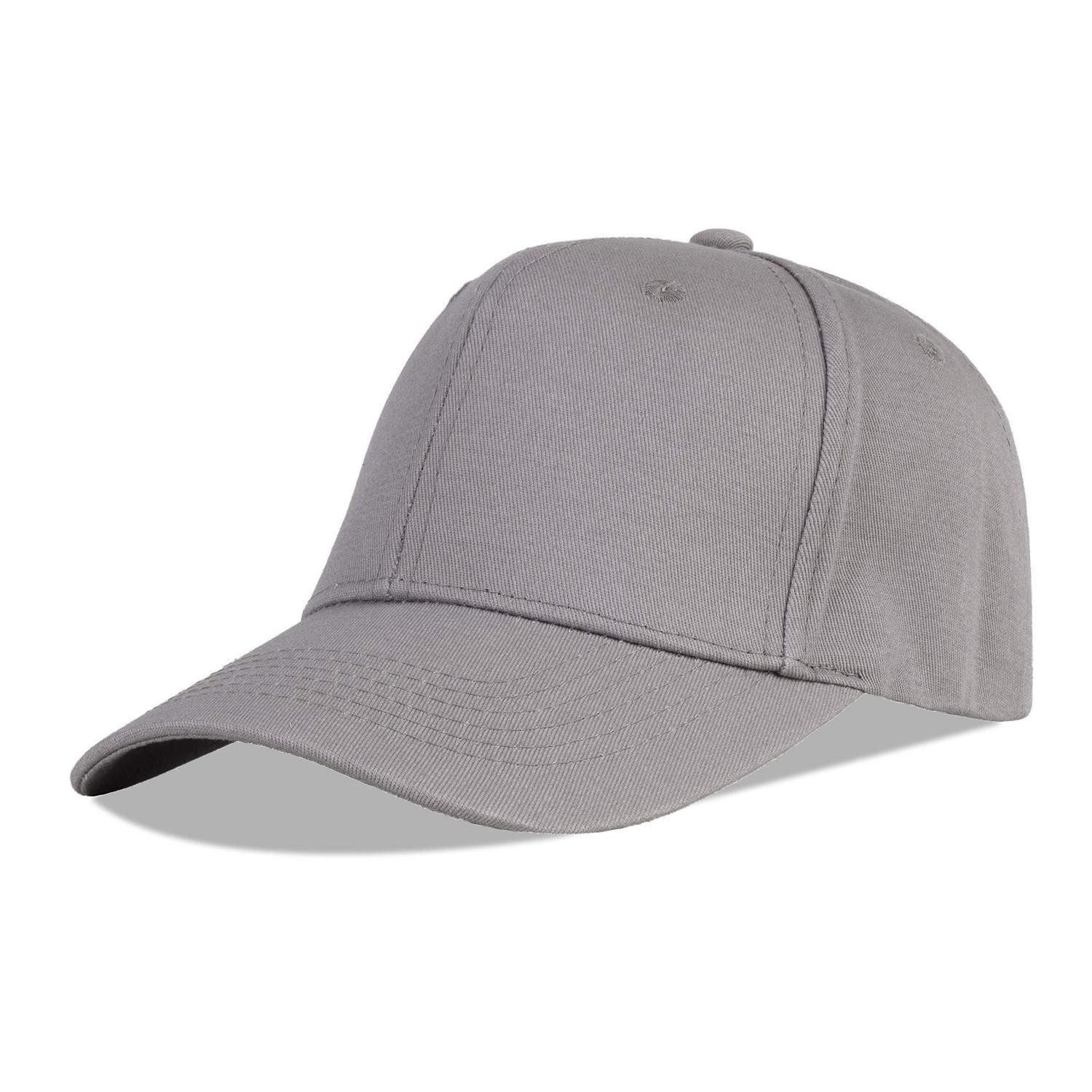 LuxusKollektion Baseball Cap Baseballcap Herren Damen Baumwolle Denim Verstellbar L klassisch grau