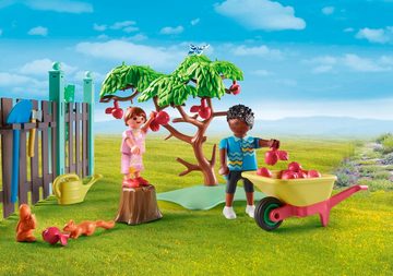 Playmobil® Konstruktions-Spielset Kleine Hühnerfarm im Tiny Haus Garten (71510), My Life, (77 St), Made in Europe