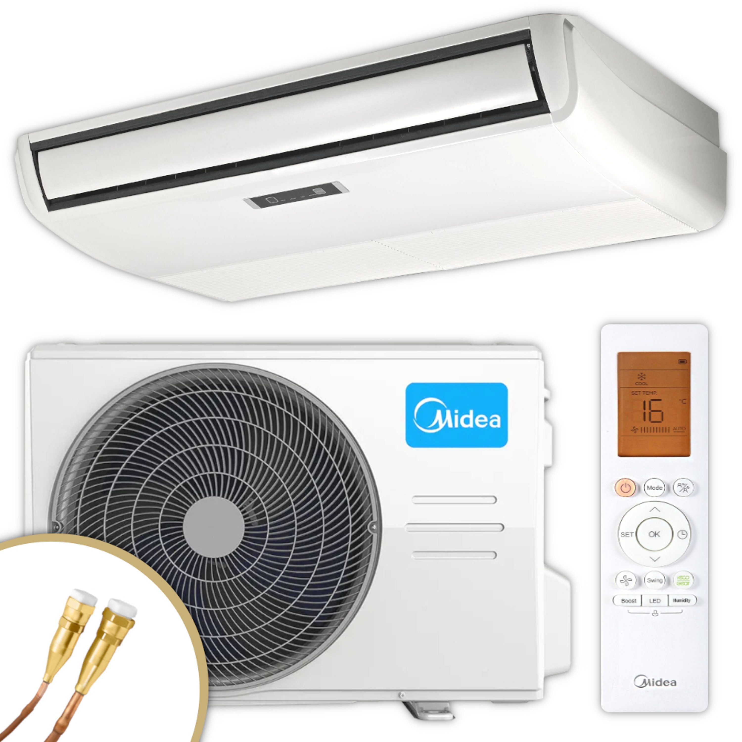 Midea Split-Klimagerät MUE2-24HRFNX(GA) + MOX430U-24HFN8-ME