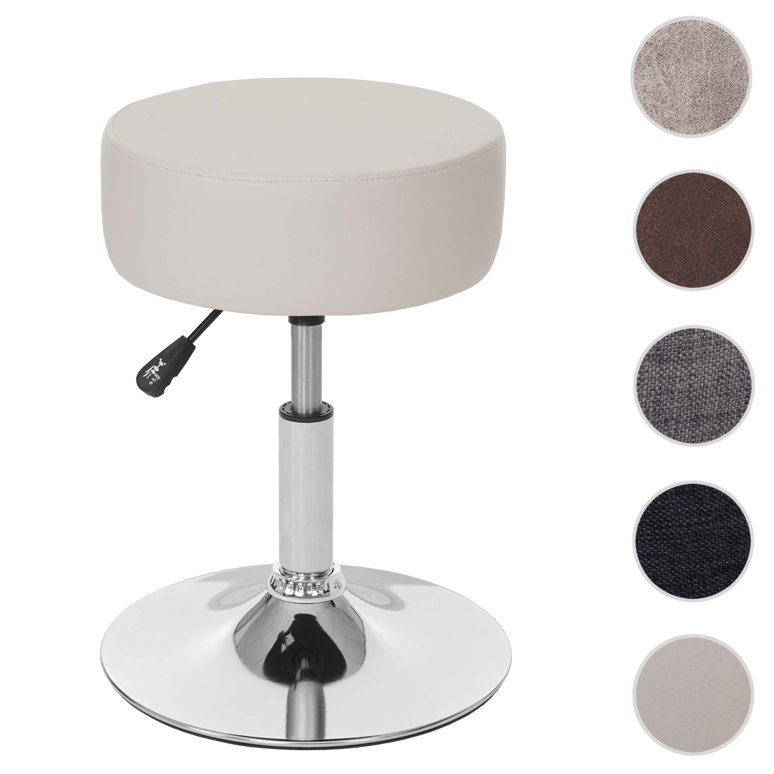 MCW Drehhocker MCW-C22, Stufenlos höhenverstellbar, Um 360° drehbar, Rutschsicher