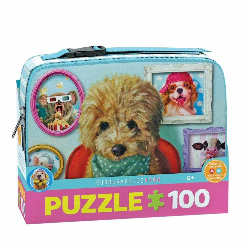 EUROGRAPHICS Puzzle Dinner Time by Heffernan mit Lunchbox, 100 Puzzleteile