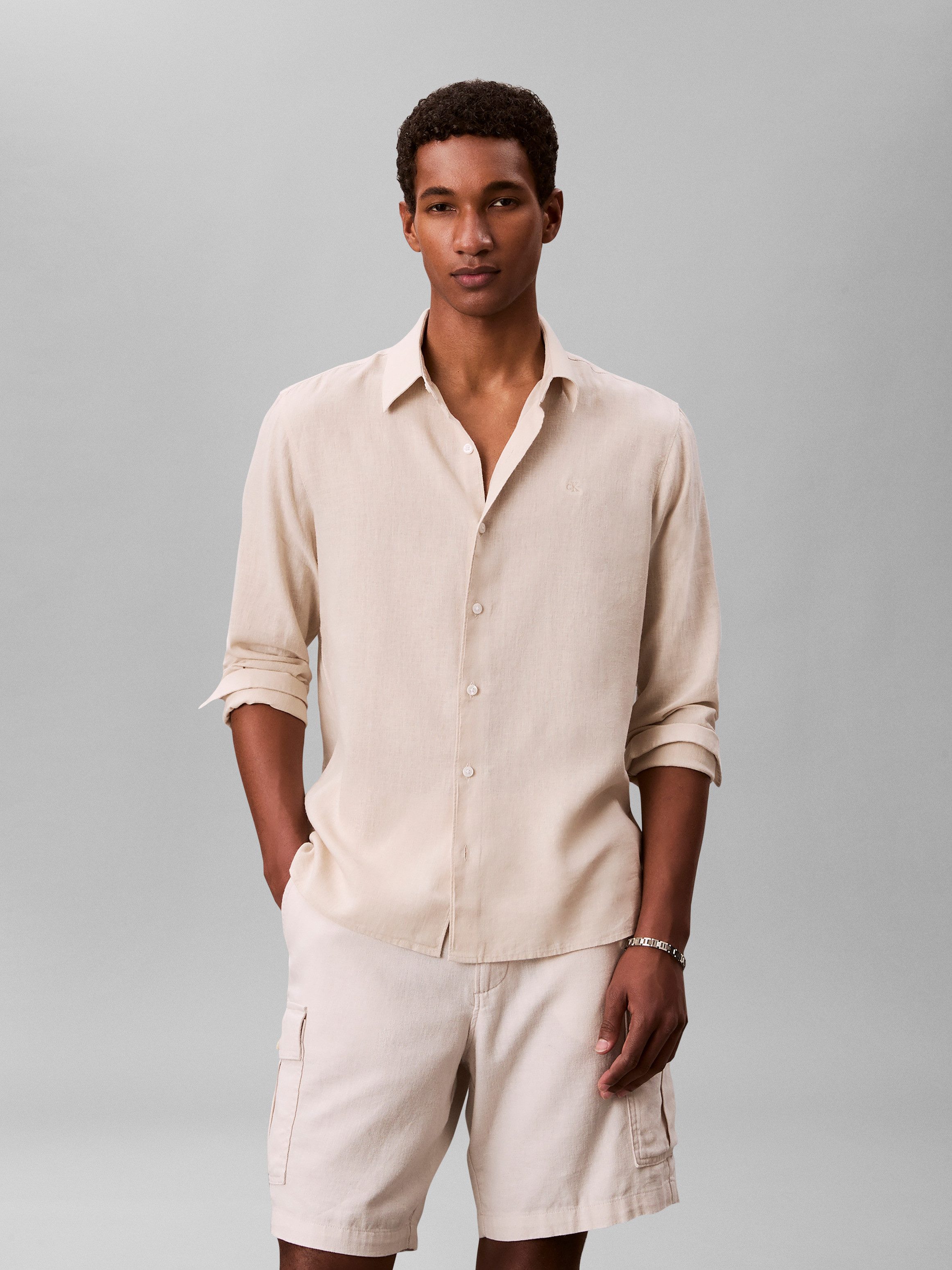 Leinenhemd SOLID LINEN CLASSIC
