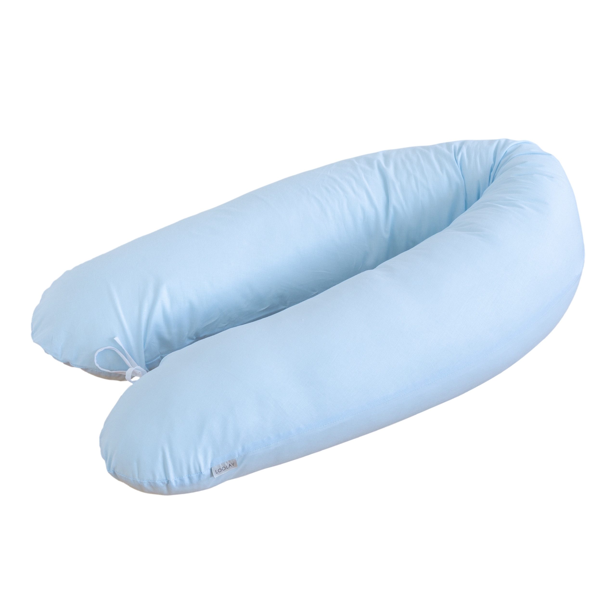 Loolay Seitenschläferkissen Classic BEIGE GRAU WEIß günstig online kaufen