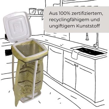 GarPet Müllsackständer Müllsack Ständer Gelber Sack Halter Müllsackständer mit Deckel