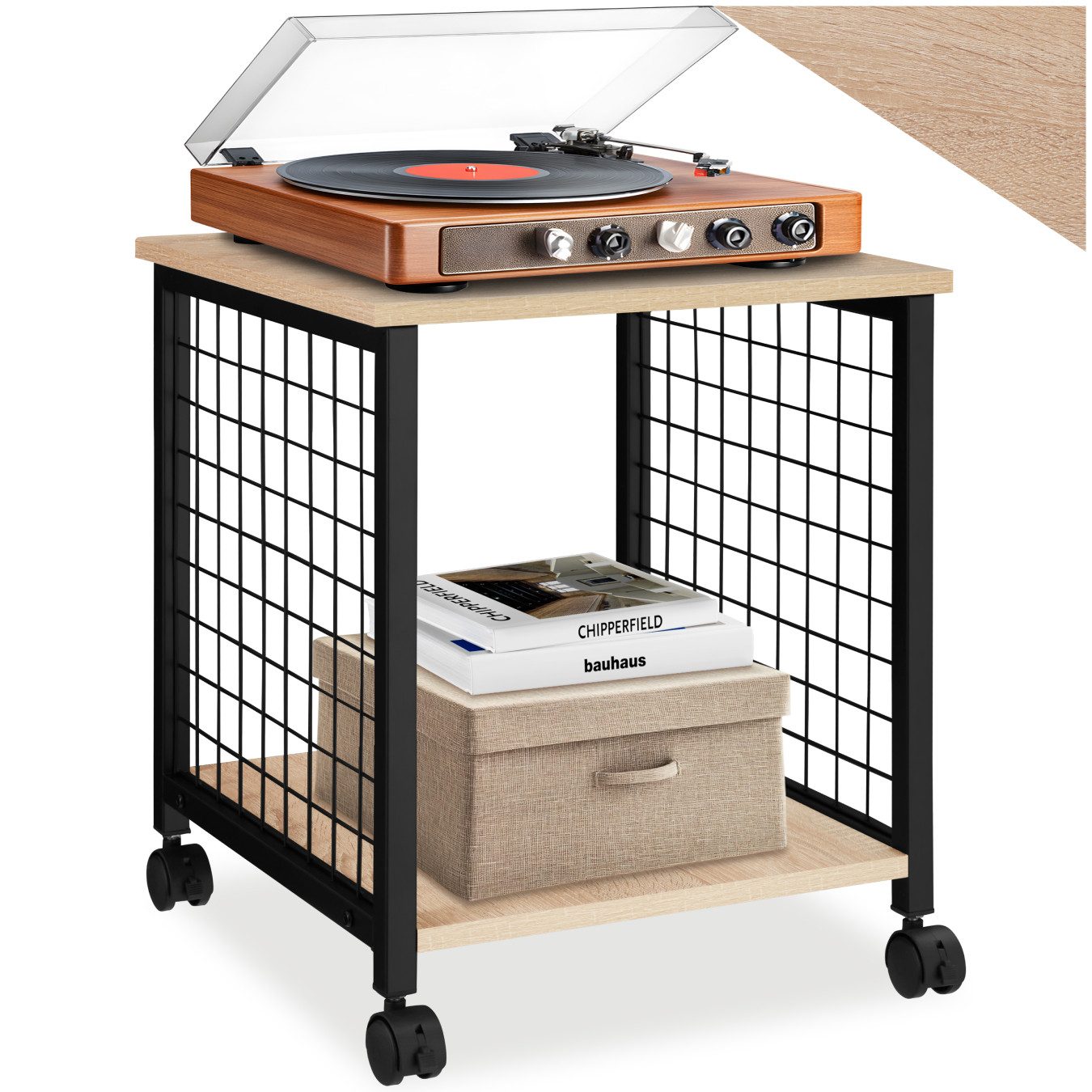 tectake Beistelltisch Couchtisch Gary 40x40x48cm (1-St., günstig online kaufen