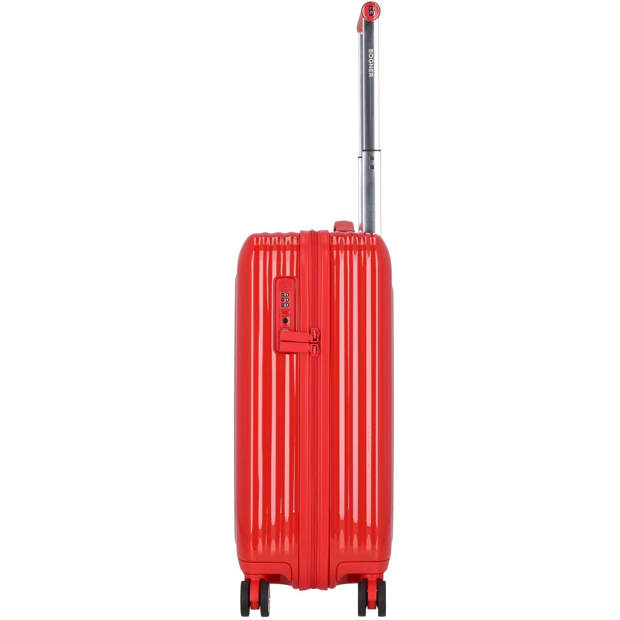 BOGNER Handgepäck-Trolley Piz, 4 Rollen, Polycarbonat