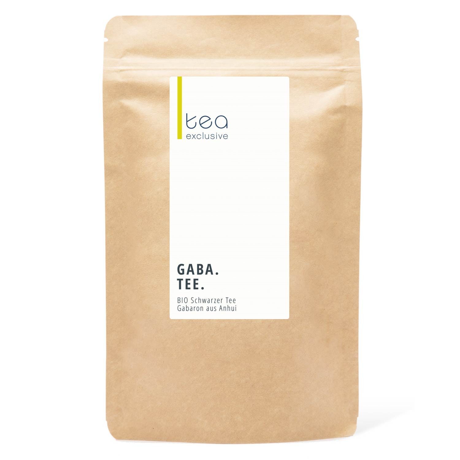 tea exclusive Tee GABA Tee BIO, Schwarzer Tee, China, 80g, Ausgewogen mit süßlich-wuerziger Note und weichem, leicht rauchigen Ab