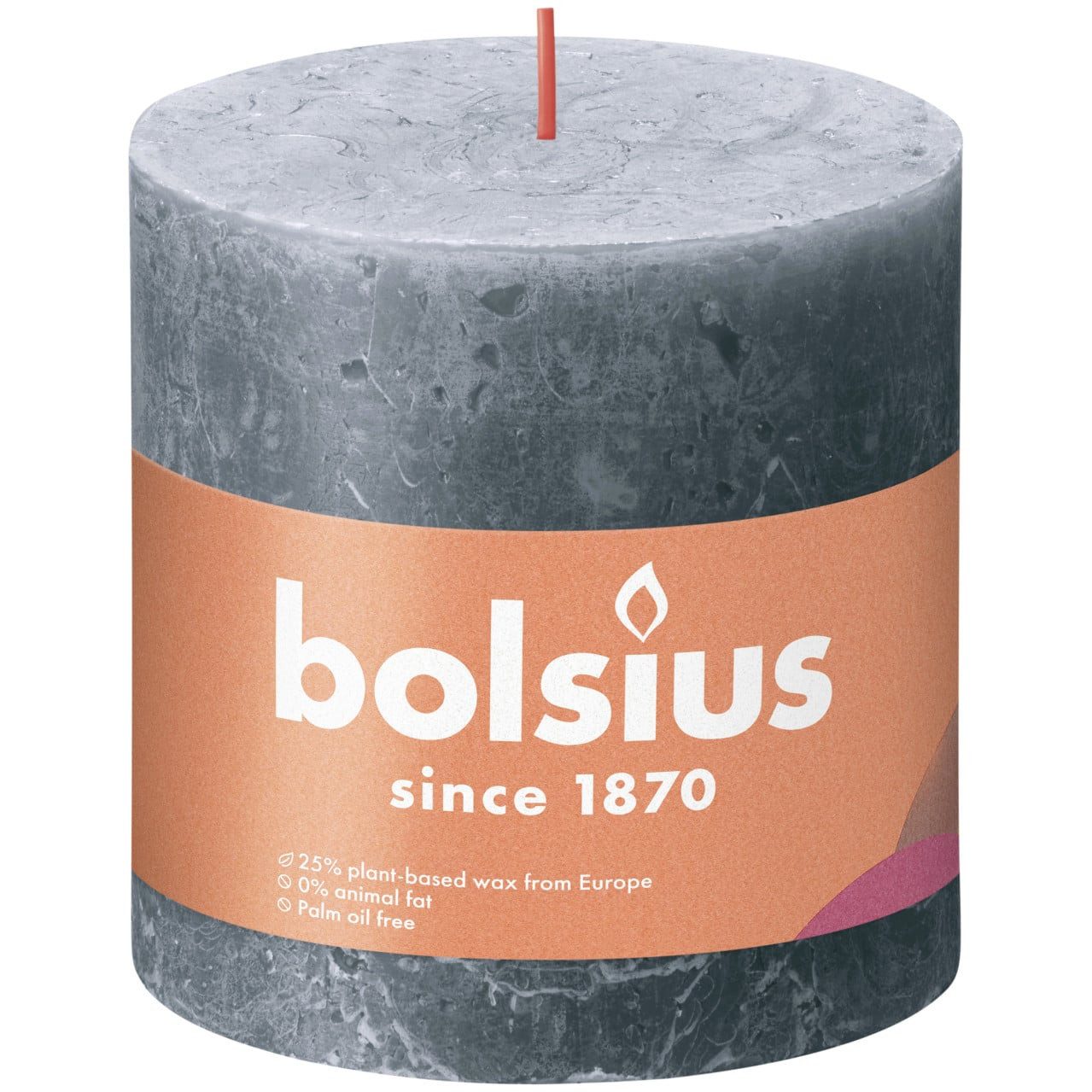 Bolsius Stumpenkerze Bolsius Rustik XXL Stumpenkerze 100/100 mm