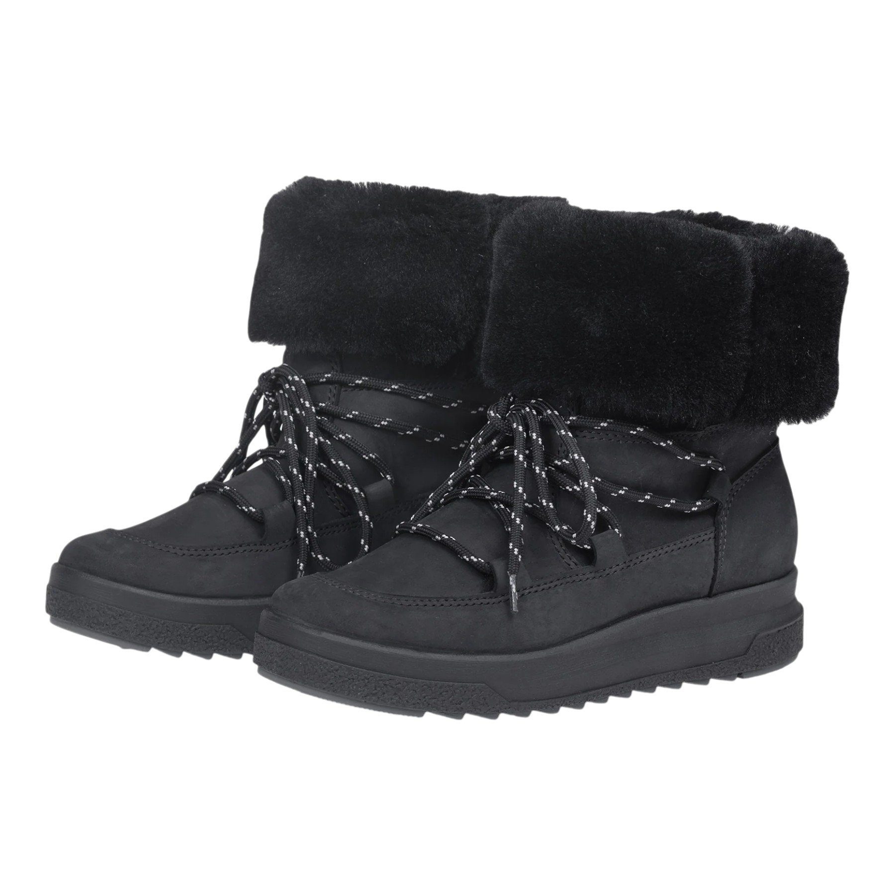 Lappi GTX (Nubukleder, Lammfell) schwarz Damen Winterstiefel