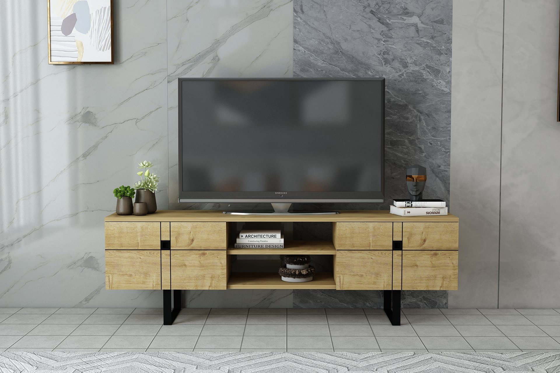 DEMA Home TV-Schrank Lowboard Zeus, Breite günstig online kaufen