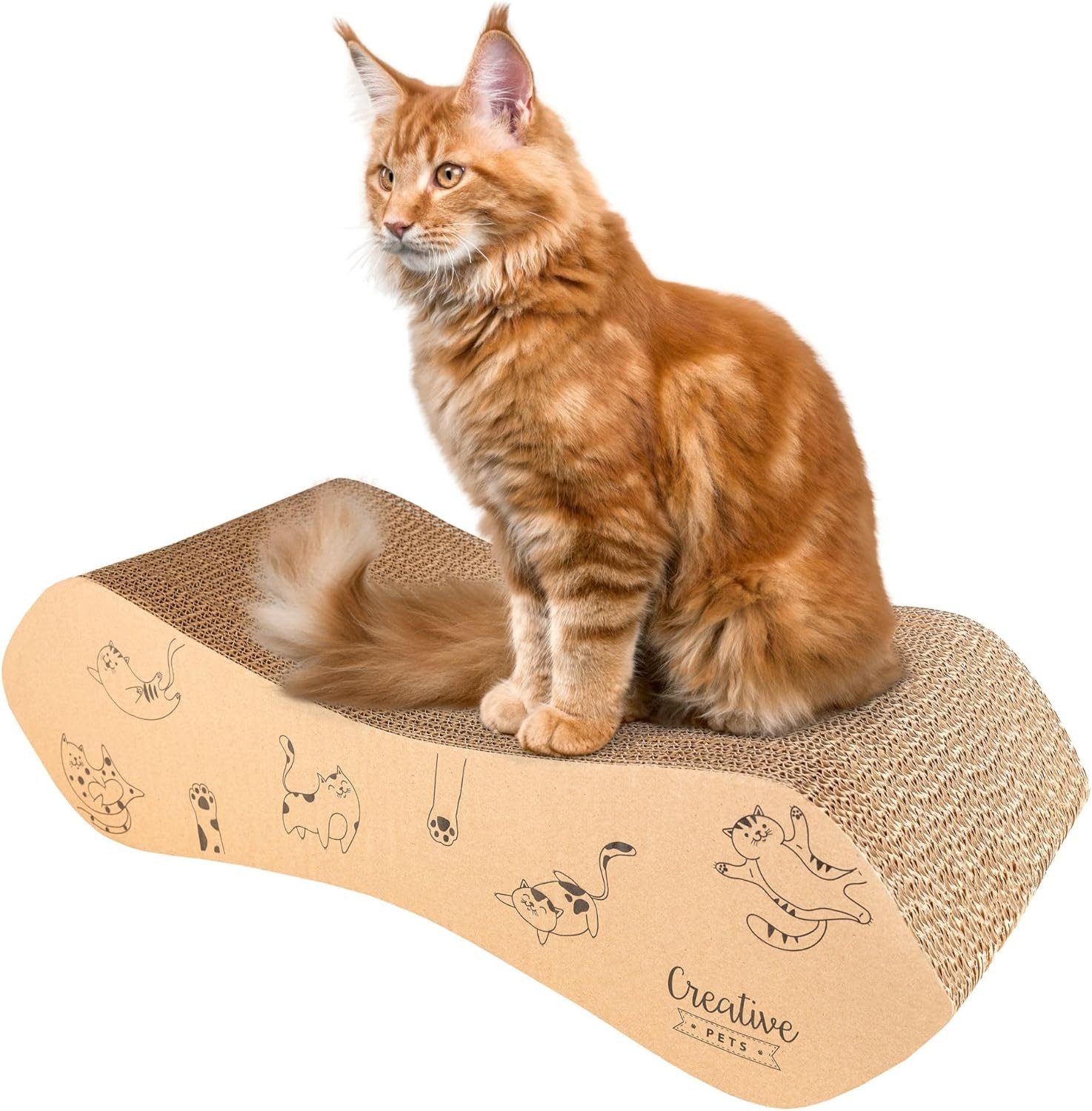 Creative Pets Kratzbrett Katzen, Kratzpappe Kratzmöbel