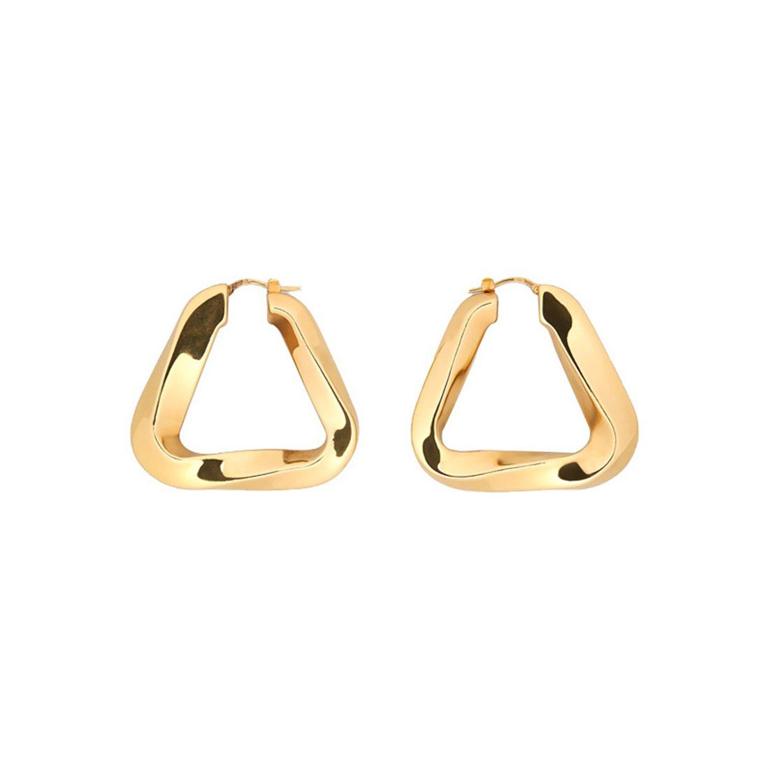 DÖRÖY Paar Ohrstecker Ohrringe geometrische Ohrring-Set Unregelmäßiges für Frauen,Dreieckige