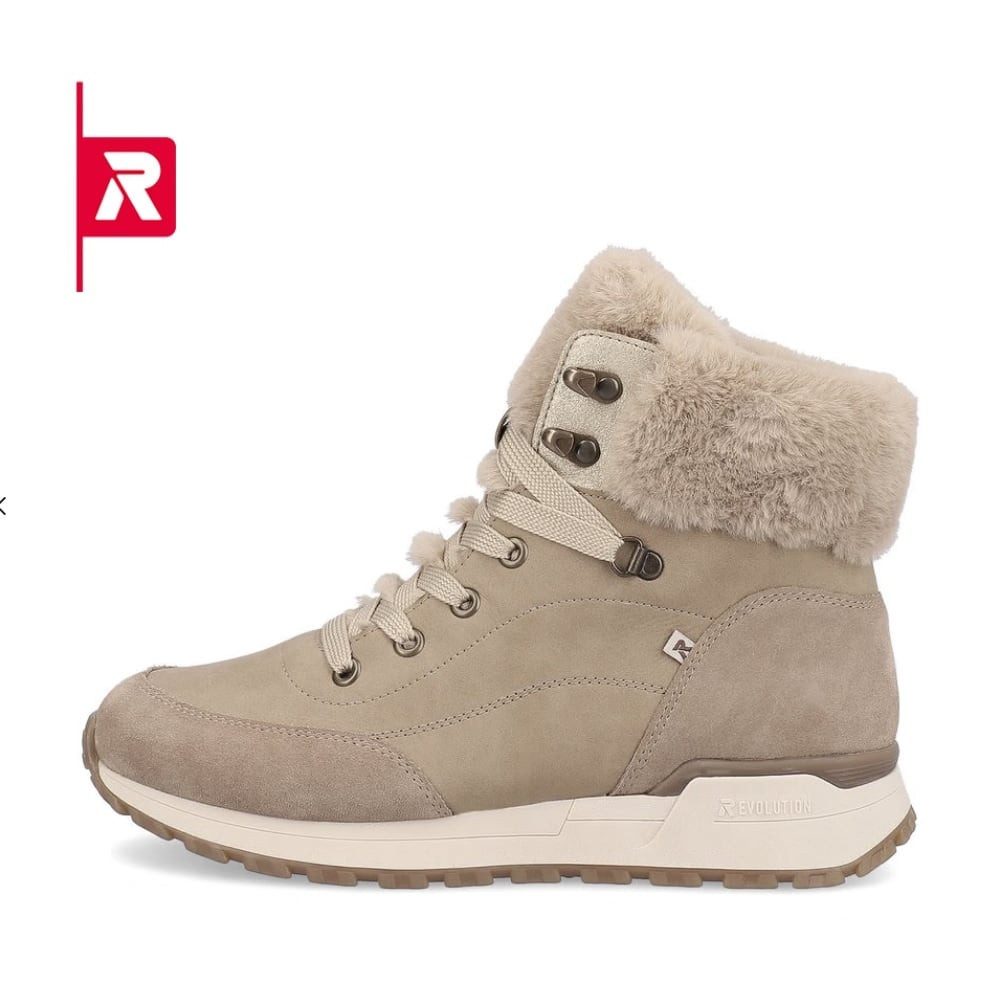 Rieker Evolution W0670-00 (Schnürstiefel mit Innenfutter und seitlichen) Wi günstig online kaufen
