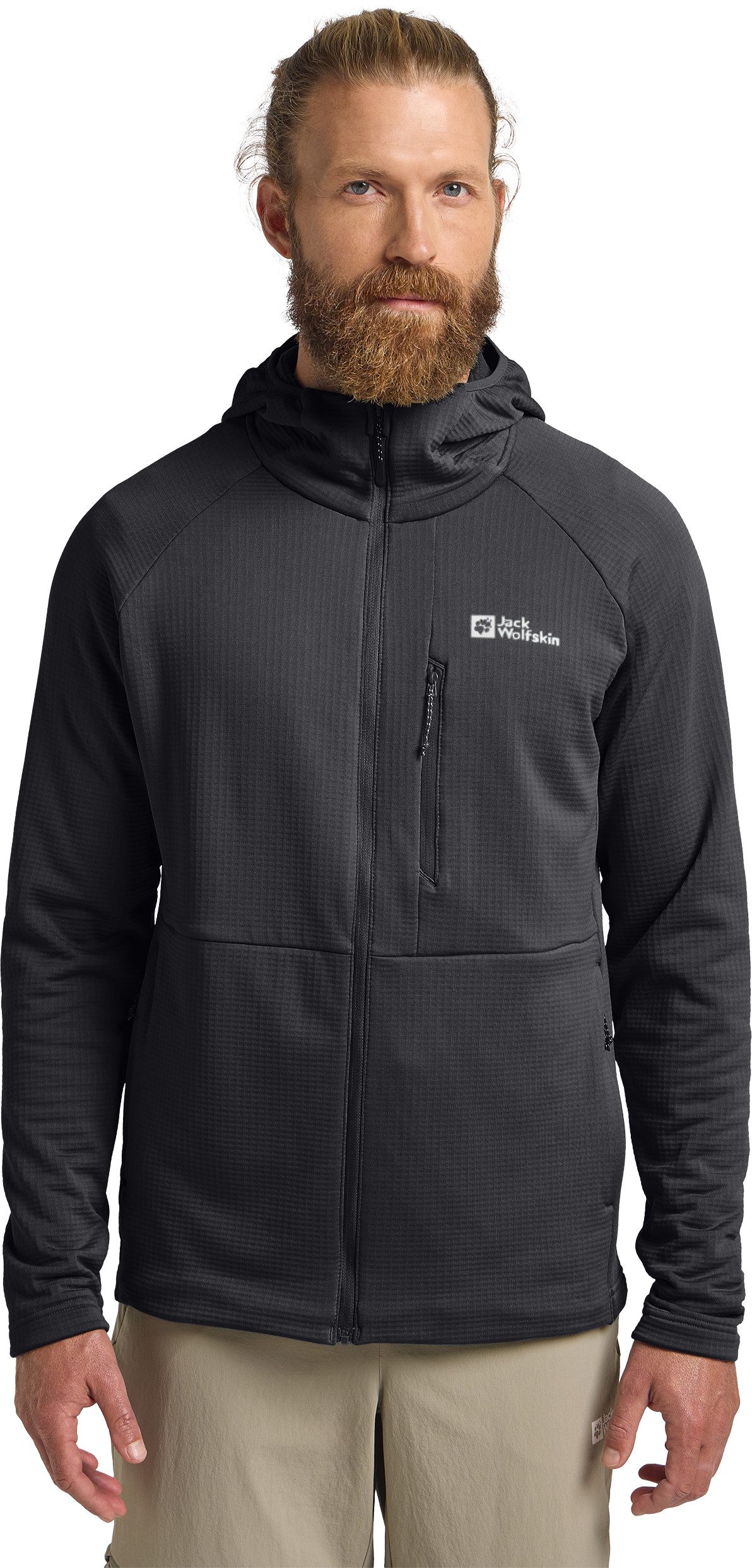 Jack Wolfskin Fleecejacke KOLBENBERG HOODED FZ M Atmungsaktiv, leicht, Über günstig online kaufen