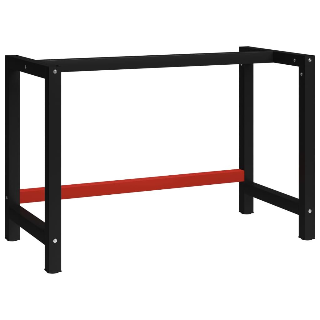 vidaXL Tischbein Werkbankgestell Metall 120x57x79 cm günstig online kaufen