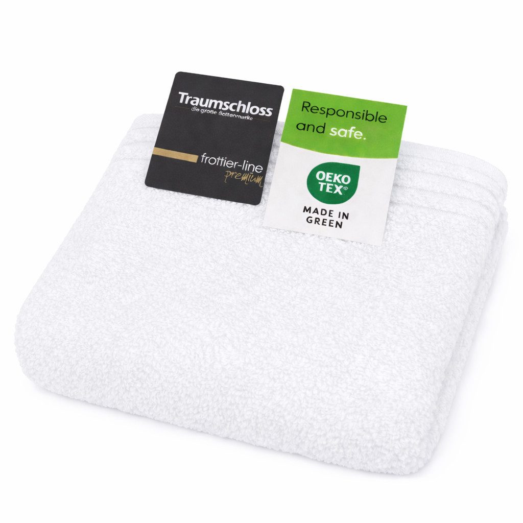 Traumschloss Handtuch Premium-Line, Frottier (1-St), 100% ägäische Baumwolle mit 600g/m²
