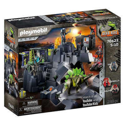 Playmobil® Spielwelt PLAYMOBIL® 70623 - Dino Rise - Dino Rock mit Licht-, Sound- und Vibra