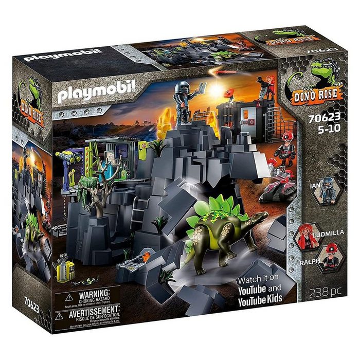Playmobil® Spielwelt PLAYMOBIL® 70623 - Dino Rise - Dino Rock mit Licht- Sound- und Vibrationseffekt