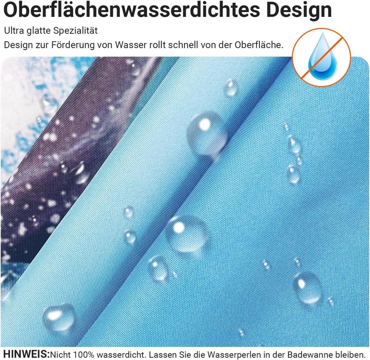 Lerores Duschvorhang Duschvorhang 240x200 cm Kieswüste günstig online kaufen