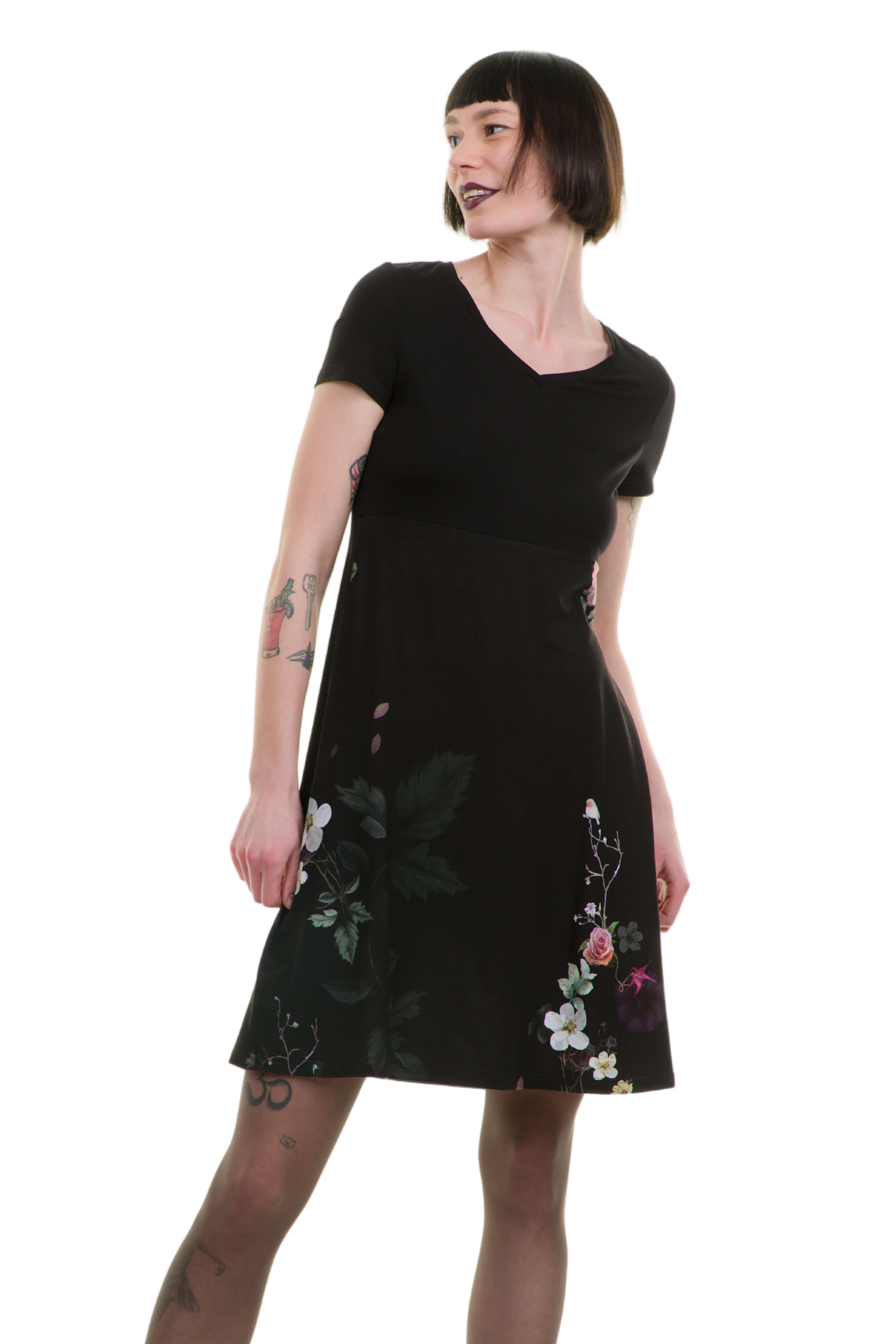 3Elfen A-Linien-Kleid Lillie Kleid kurzarm A günstig online kaufen