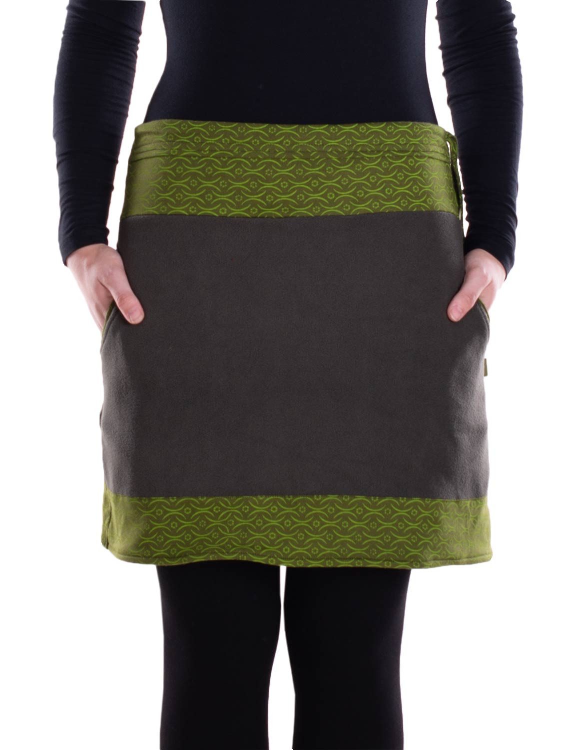 Vishes A-Linien-Rock Thermorock warmer Damen Winterrock günstig online kaufen