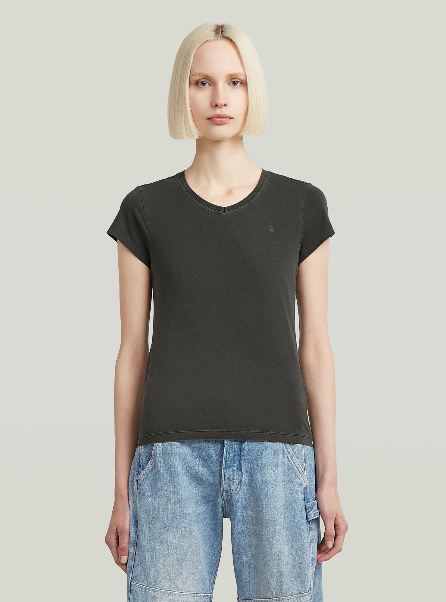 T-Shirt Overdyed Eyben Slim V T-Shirt 2.0