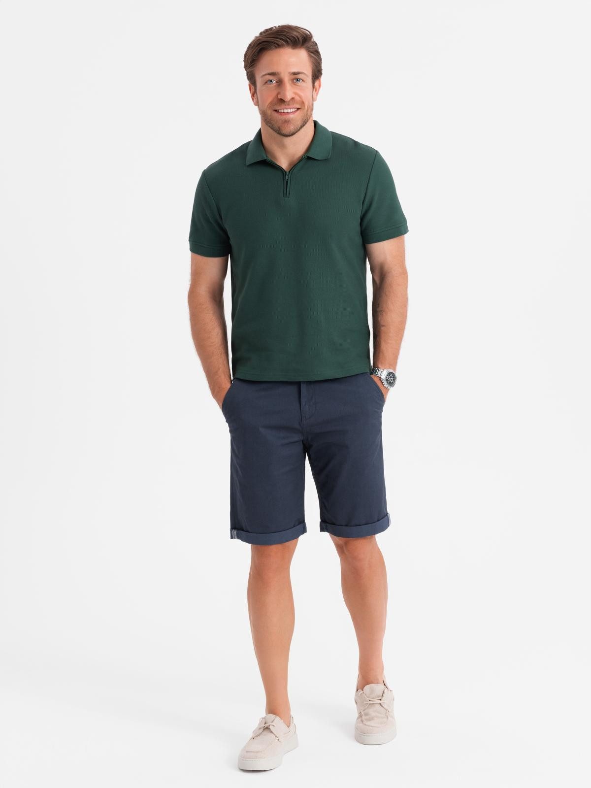 OMBRE Chinoshorts Klassische Herren-Chino-Shorts mit hochgekrempeltem günstig online kaufen