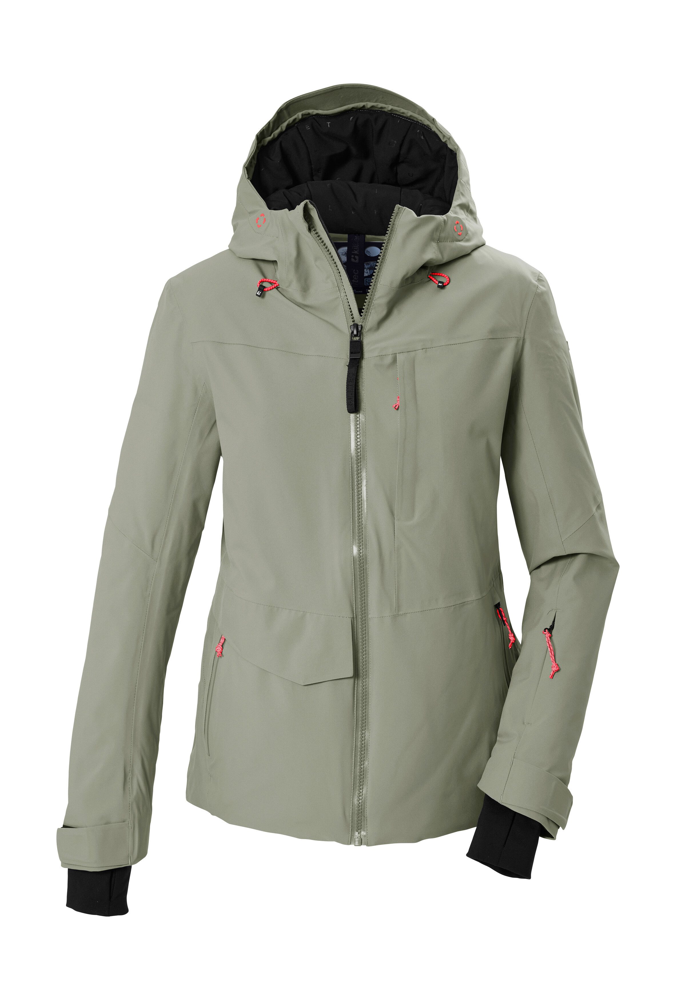 Killtec Skijacke KSW 112 WMN SKI JCKT Wasserdicht, atmungsaktiv, regulierbare Kapuze, Schneefang