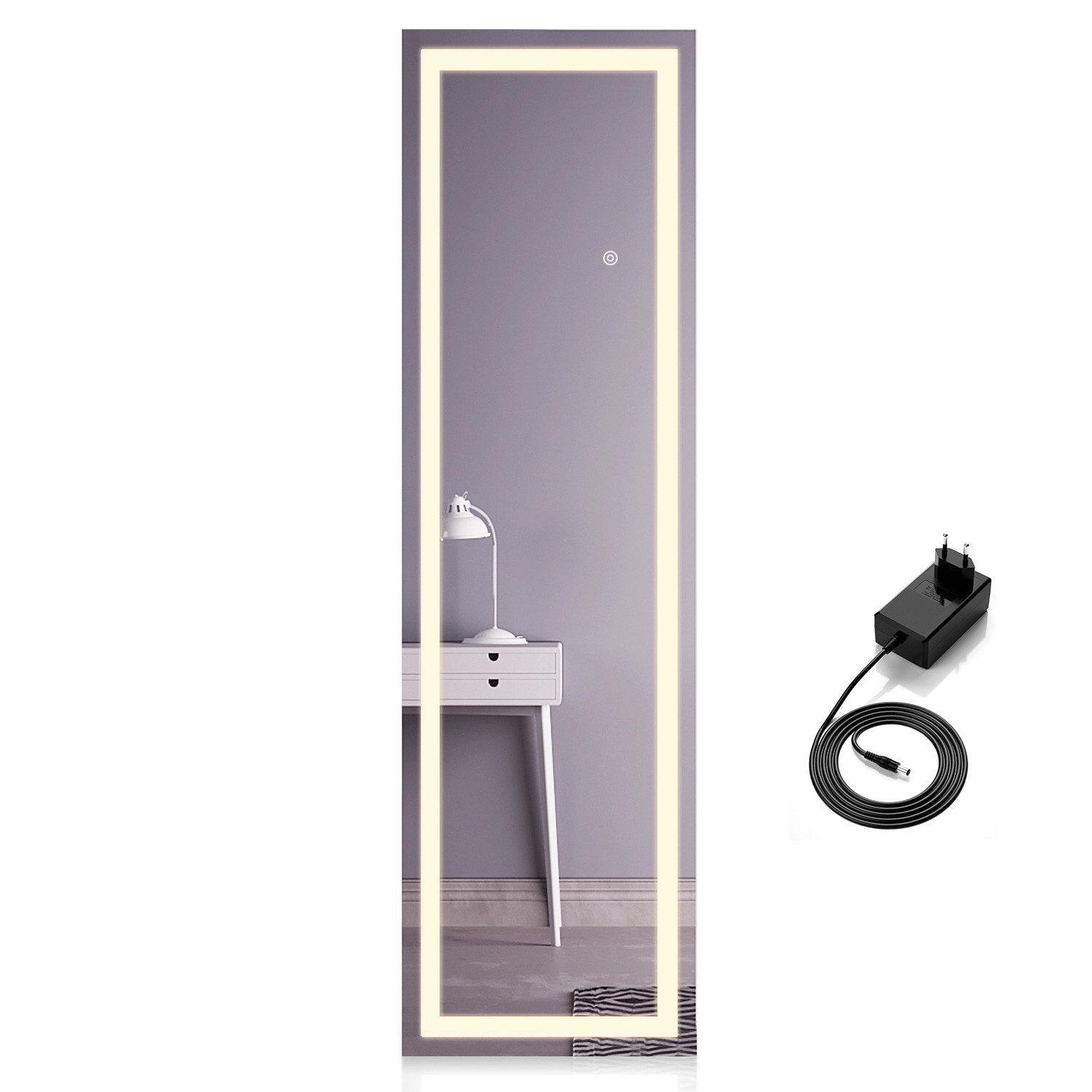 Ganzkörperspiegel Ganzkörperspiegel led standspiegel Wandspiegel mit LED Beleuchtung