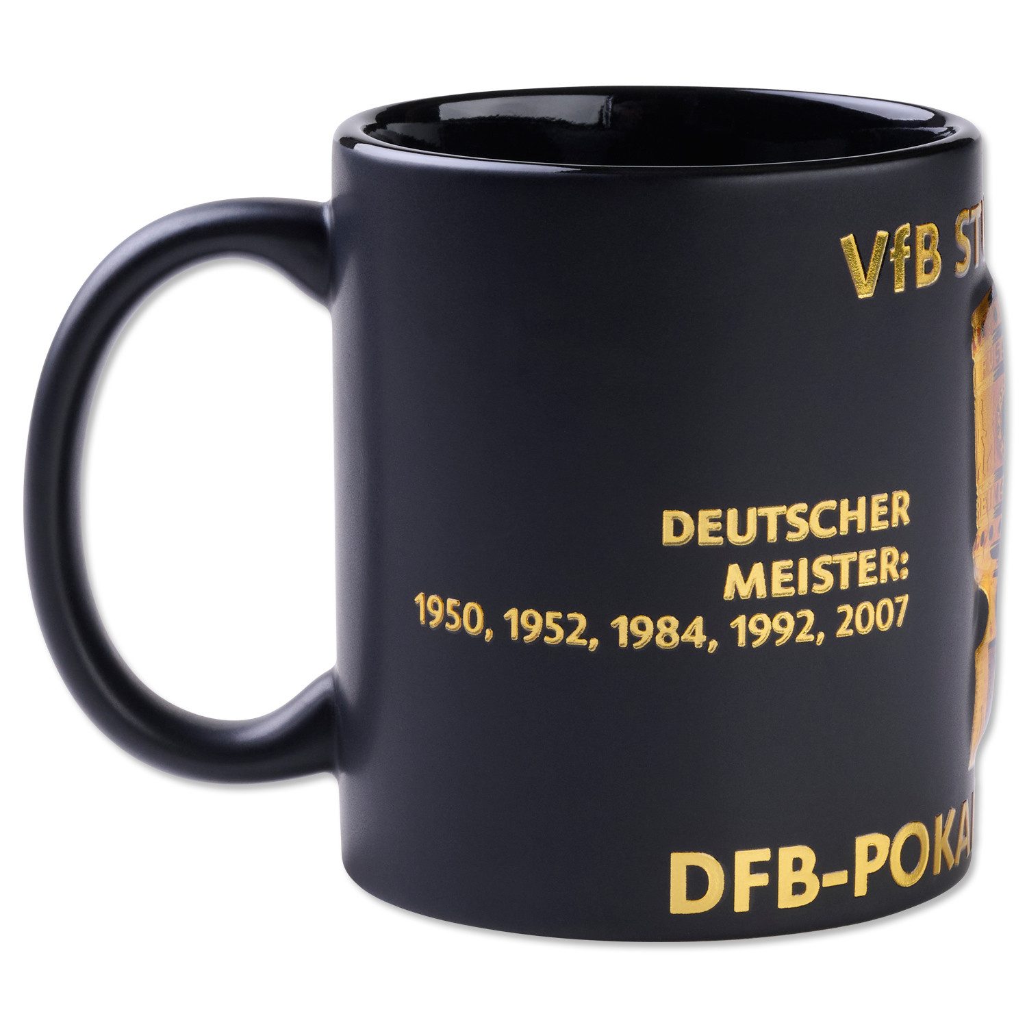 Tradecon Tasse VfB Stuttgart Tasse Pokal Metallic 0,3L, Keramik – Bild 2 von 3