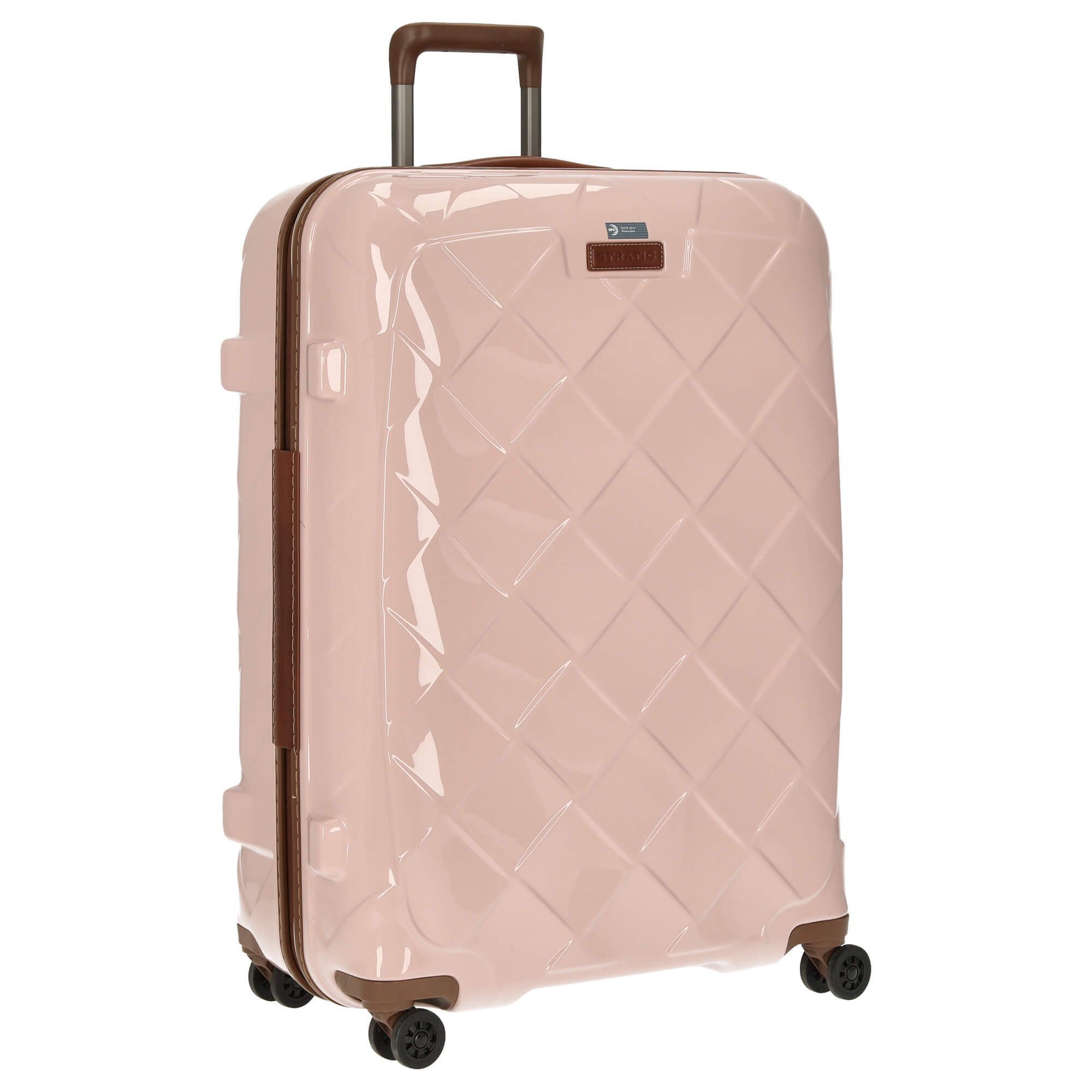 and 4-Rollen-Trolley 76 Stratic Trolley cm More - Rollen Leather 4 L, rose