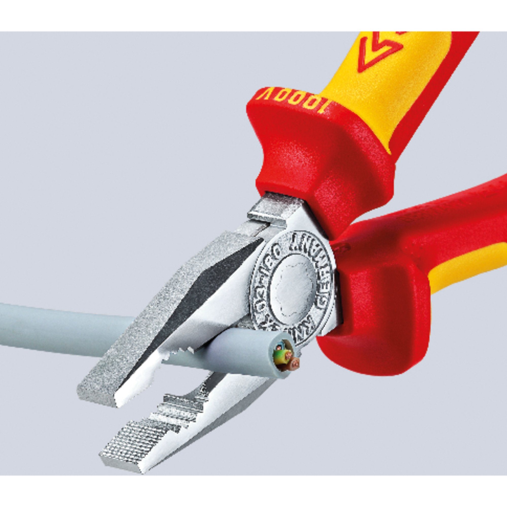 Knipex Kombizange KNIPEX Kombizange 03 06 180 VDE, (Länge 180mm)