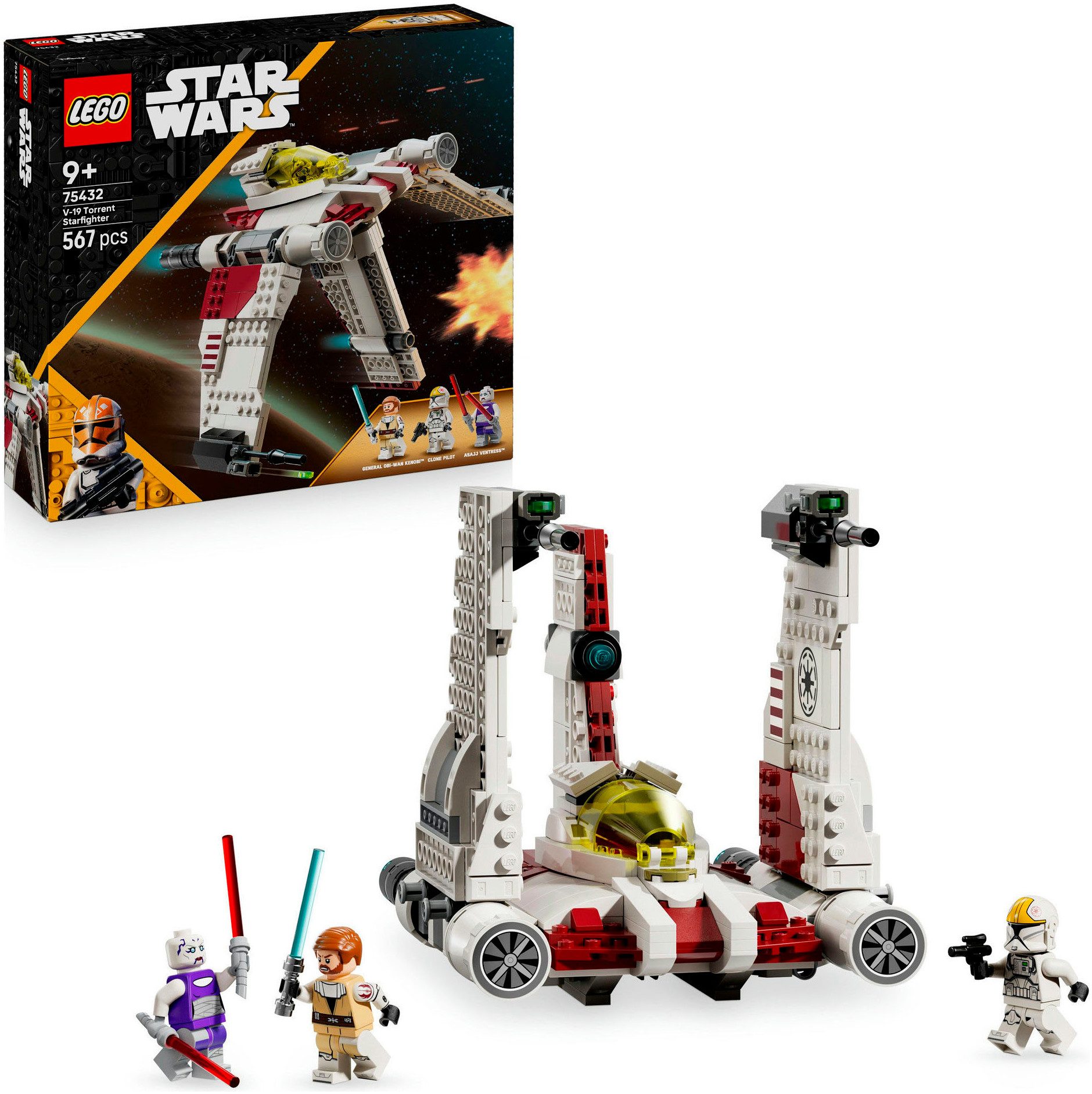 V-19 Torrent-Sternjäger (75432), LEGO Star Wars™ Konstruktionsspielsteine