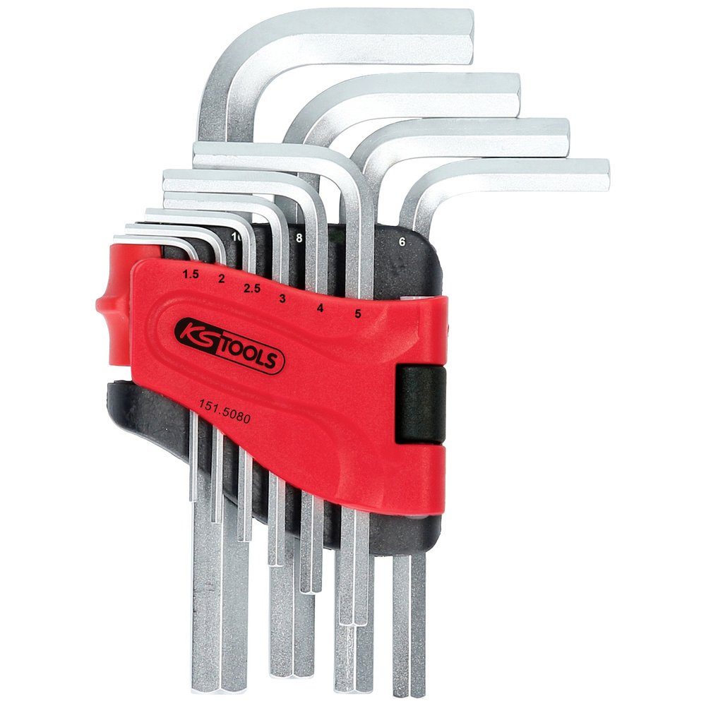 Thumbnail - KS Tools Schraubendreher KS Tools 151.5080 Innen-Sechskant Winkelschraubendreher-Set 1.5 mm, 2