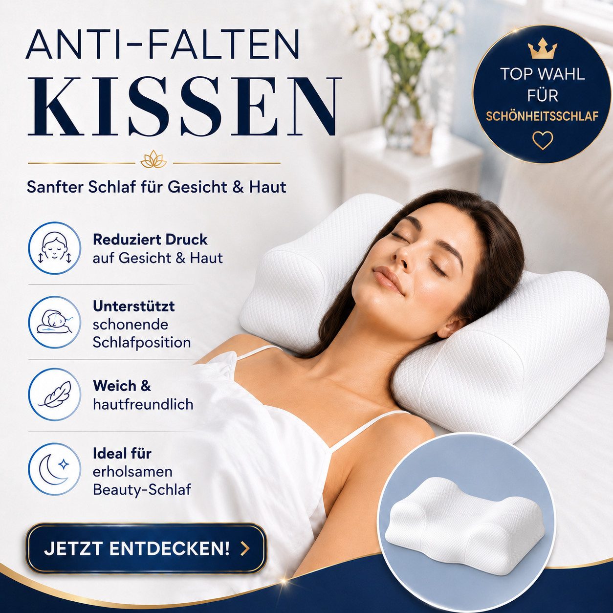 Anti Schnarch Kissen kaufen » Kissen gegen Schnarchen