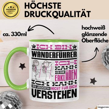 Trendation Tasse Wanderführer Geschenk Kaffee-Tasse Geschenkidee für Wanderführer Ich B