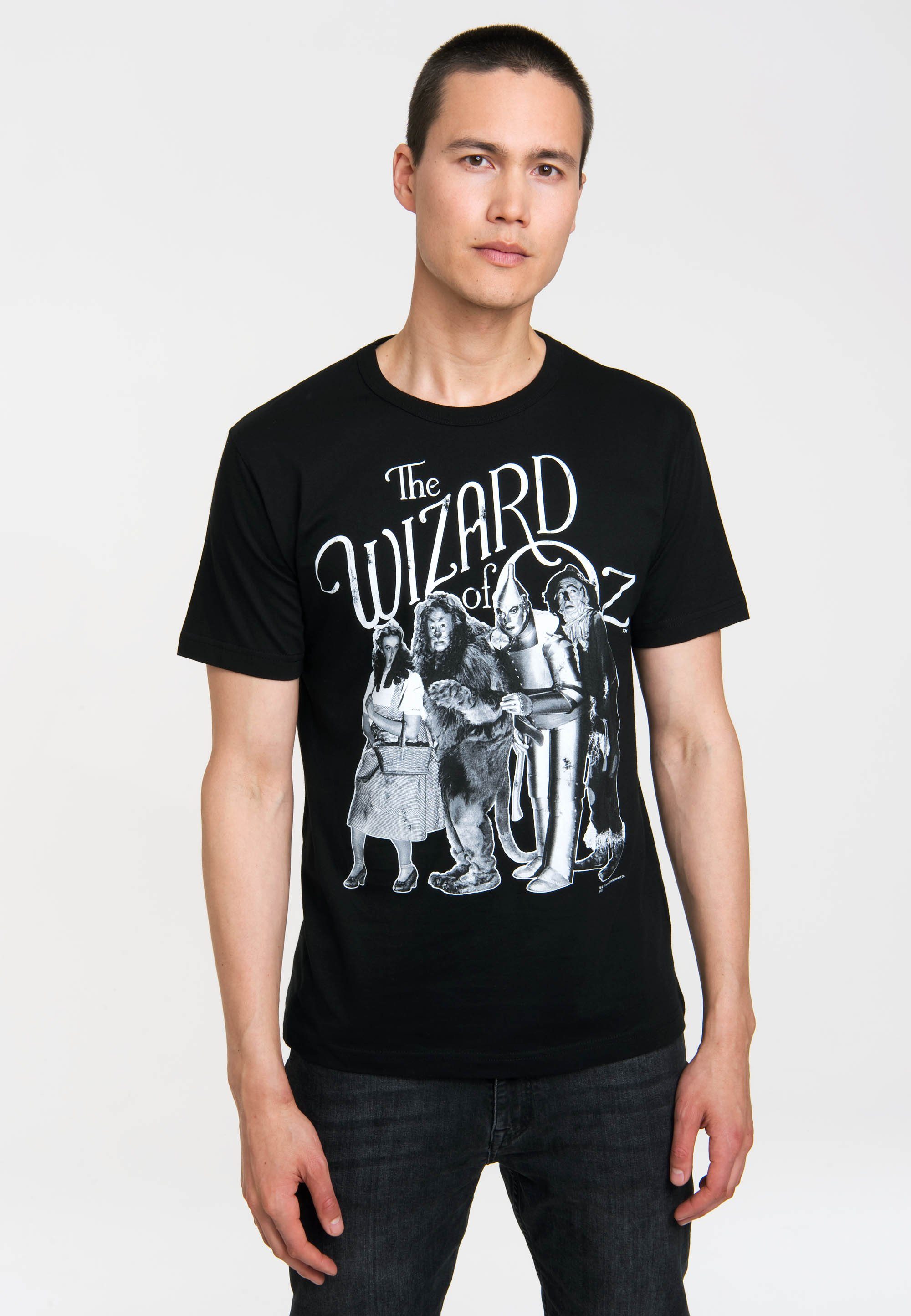 Oz Dorothy Der Friends and mit von T-Shirt Retro-Print Zauberer LOGOSHIRT -