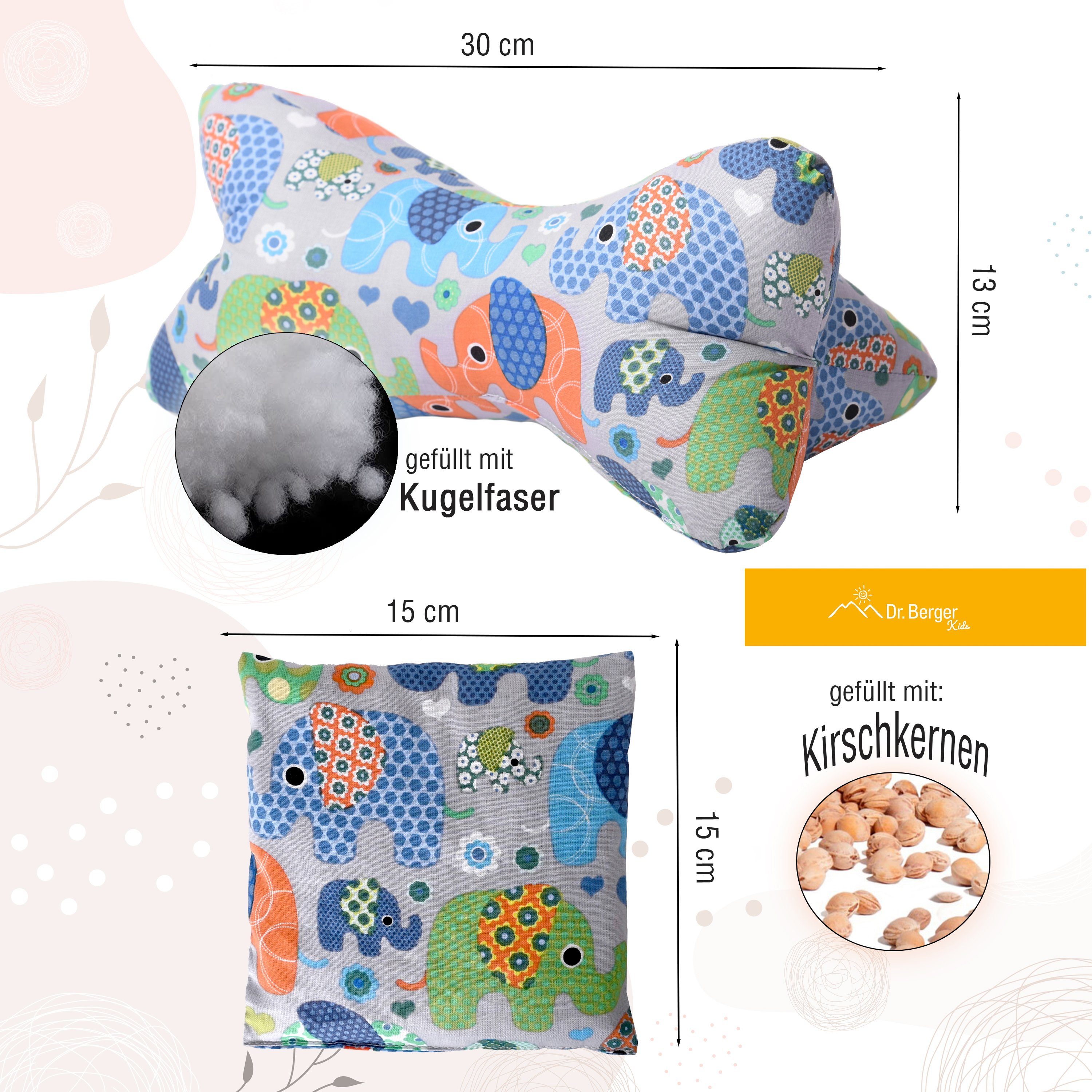Dr. Berger Nackenstützkissen-Set Kuschelkissen Set "Noah", Set