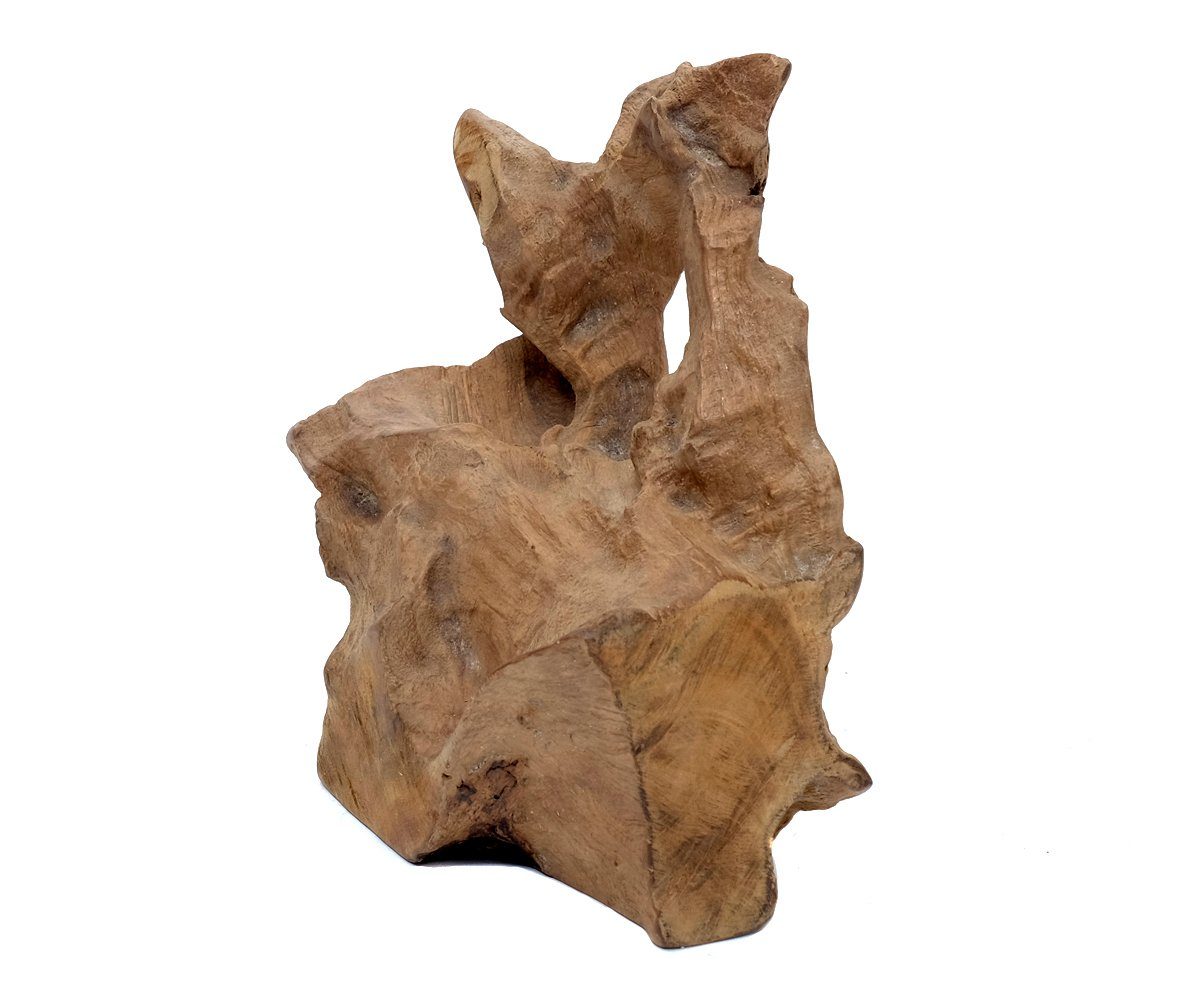 Skulptur echte Teakholz Wurzel Dekoration Skulptur Teak Holz Unikat