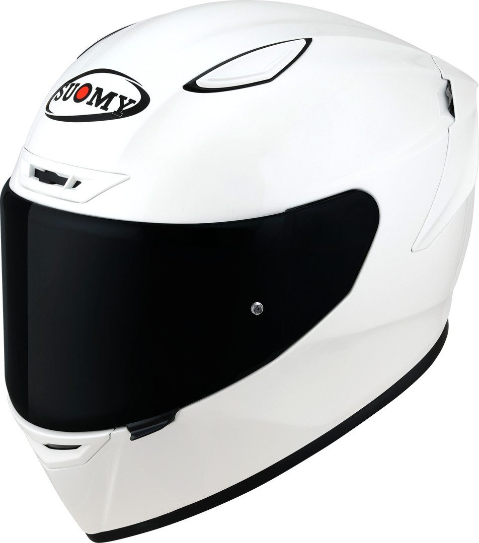 Suomy Motorradhelm Track-1 Plain 2023 Helm, Notfallsystem-Polsterung (EQRS)