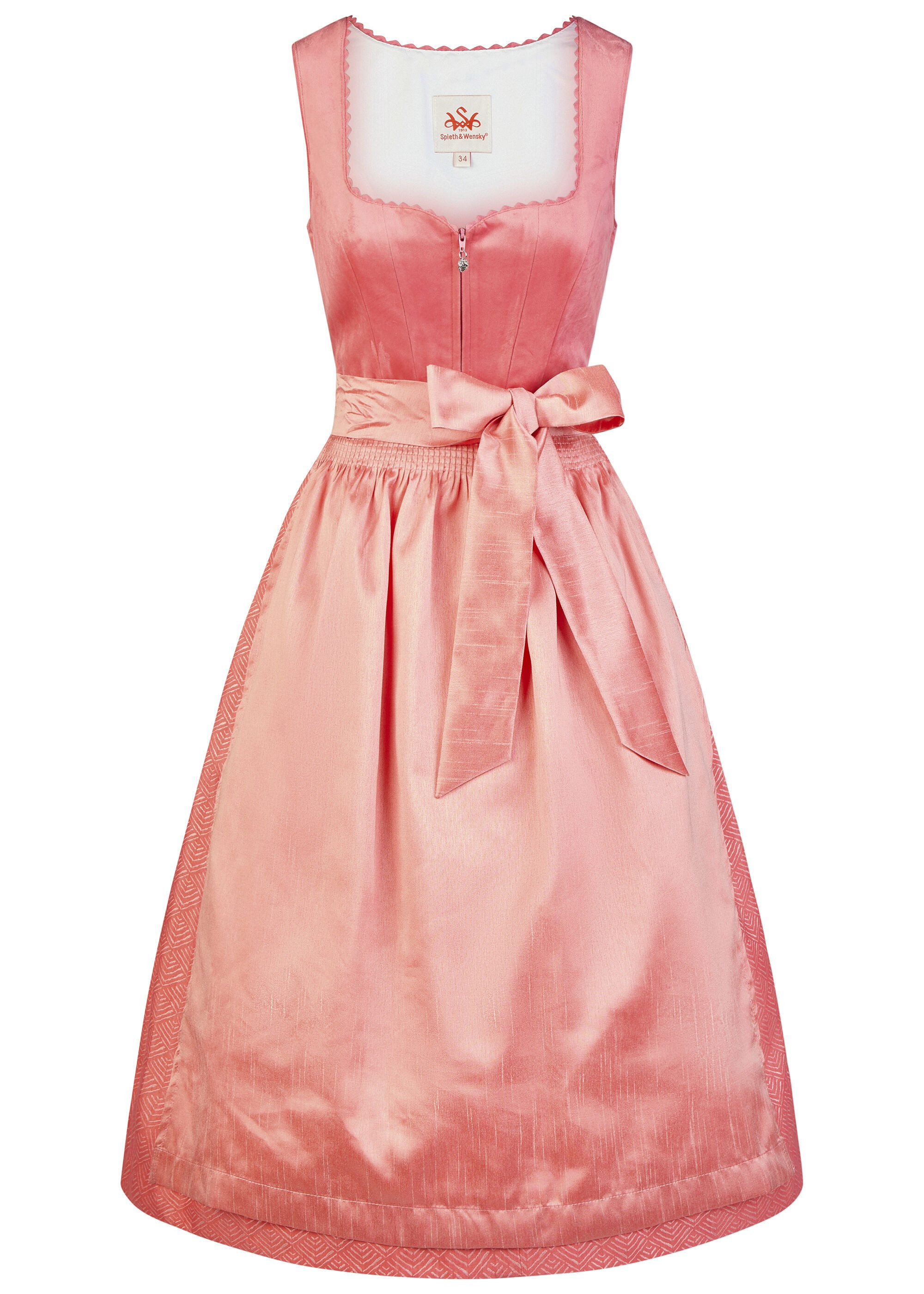 Spieth & Wensky Dirndl Hummel (1-tlg) feines Samtoberteil günstig online kaufen