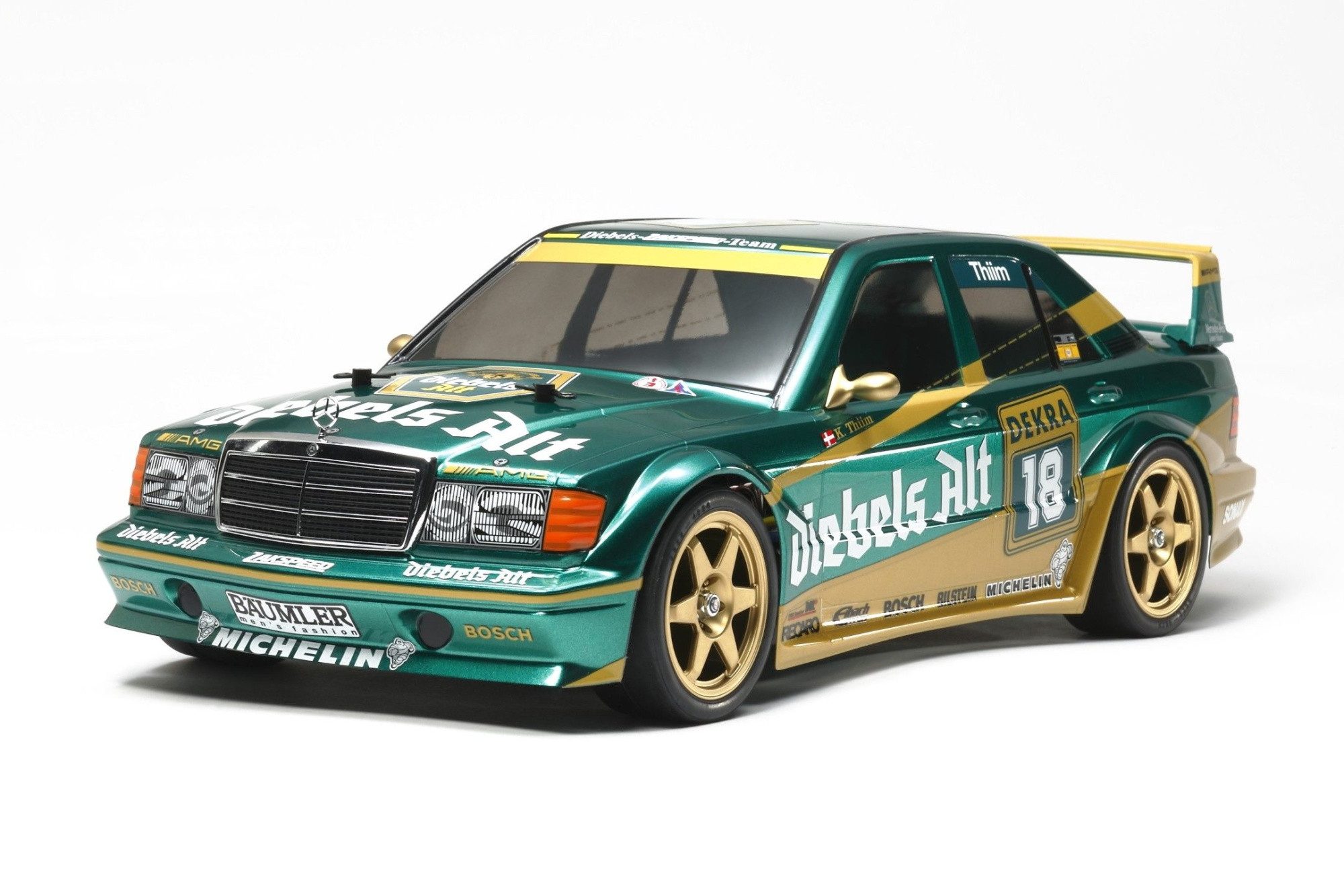 RC-Auto Tamiya RC Car Zakspeed Mercedes Benz Diebels Alt TT-01E 1:10 Bausatz