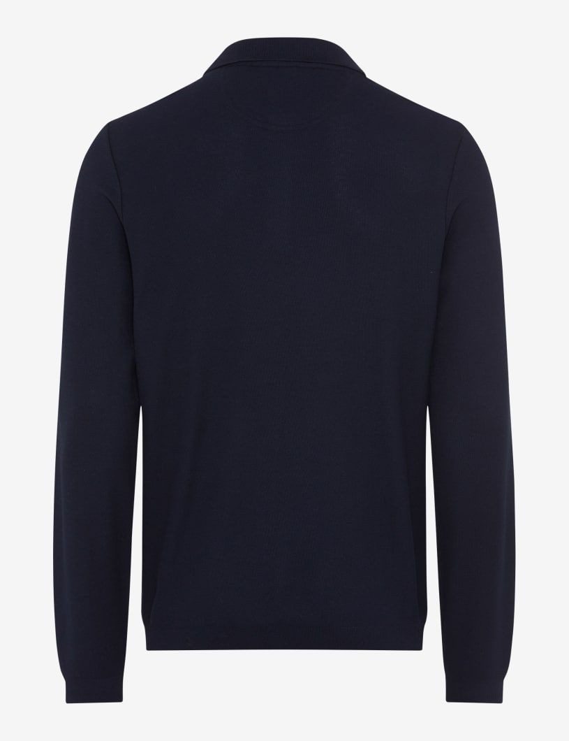 Brax Langarm-Poloshirt