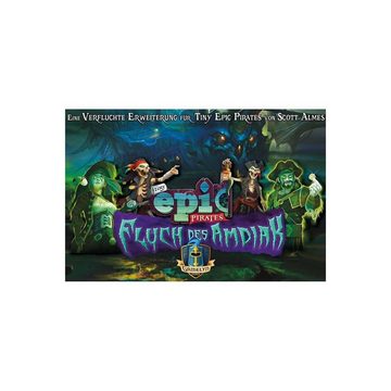 Asmodee Spiel, Familienspiel GAMD0005 - Tiny Epic Pirates - Fluch des Amdiak, für 1-4..., Kooperative Spiel