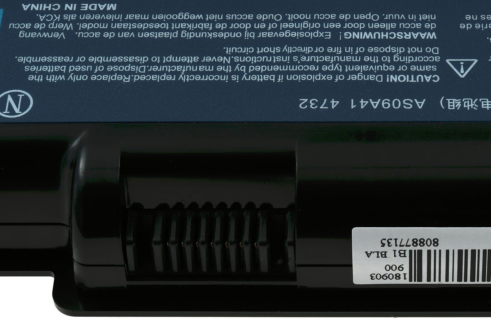 Standardakku Akku 4400 (11.1 Serie mAh V) Acer für Laptop-Akku Powery E725 eMachines