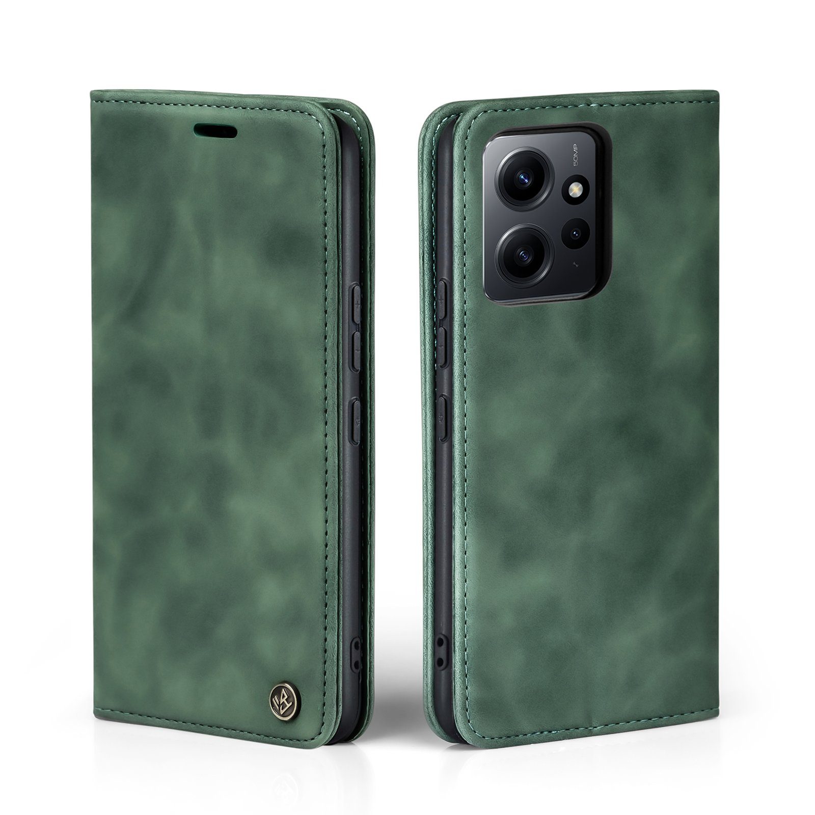 Tec-Expert Handyhülle Tasche Hülle für Xiaomi Redmi Note 12 6.67 Zoll, 6.67, Cover Klapphülle Case mit Kartenfach Fliphülle aufstellbar