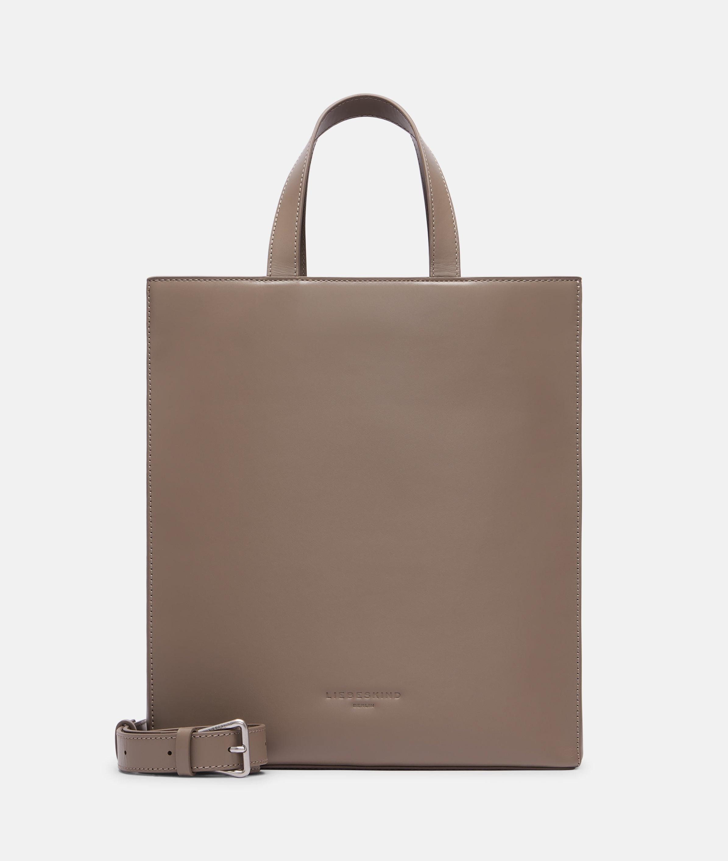 Liebeskind Berlin Handtasche Tote PAPER BAG, Geräumige Tote-Bag aus Rindsleder