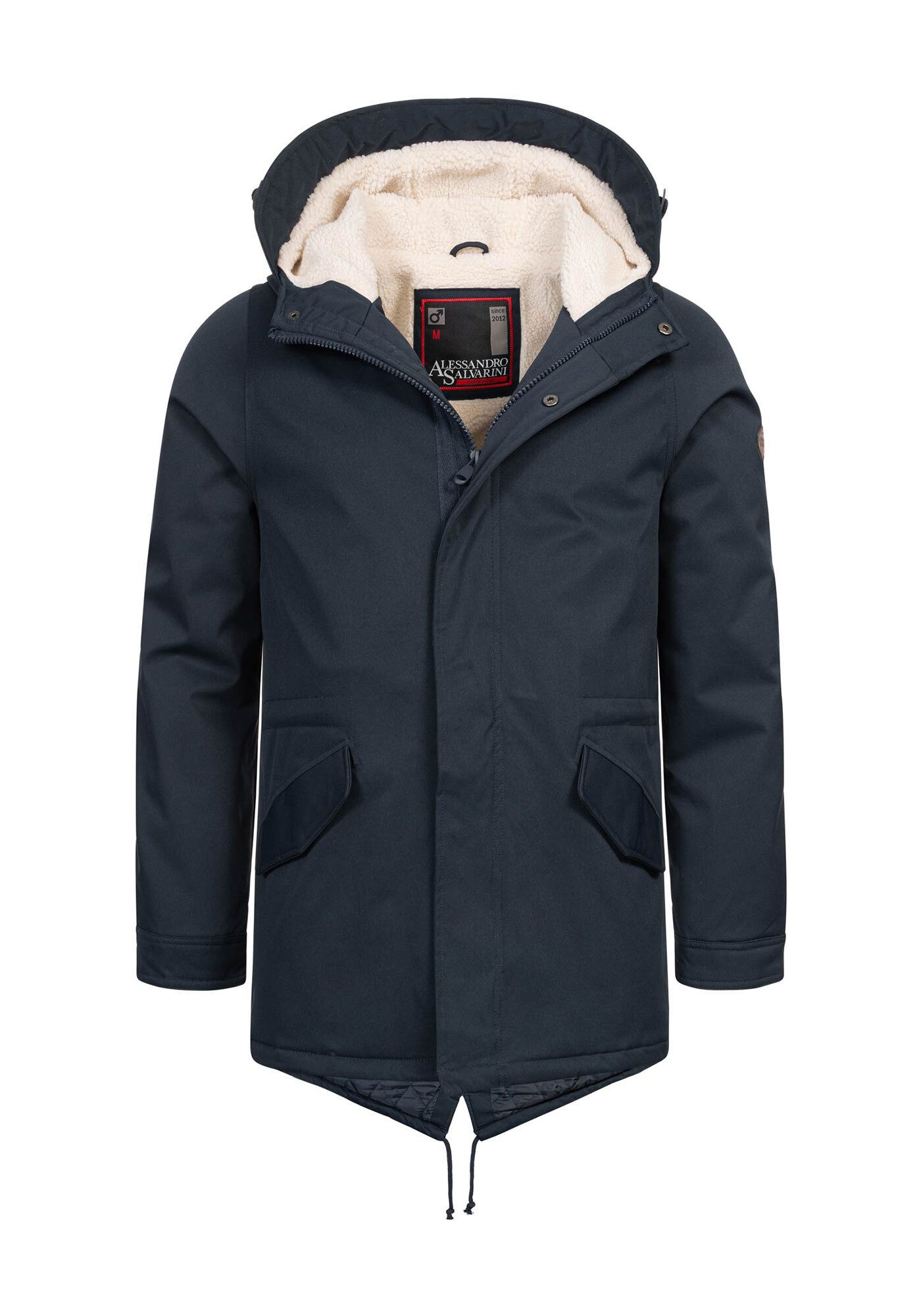 Alessandro Salvarini Winterjacke ASMauro mit warmem Teddyfell